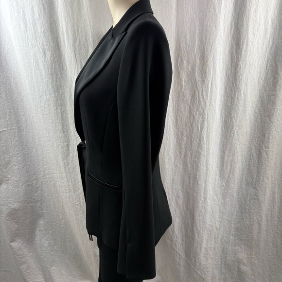 Marc Cain Elegant Black Blazer with Tie Detail US 8 - Picture 4 of 10
